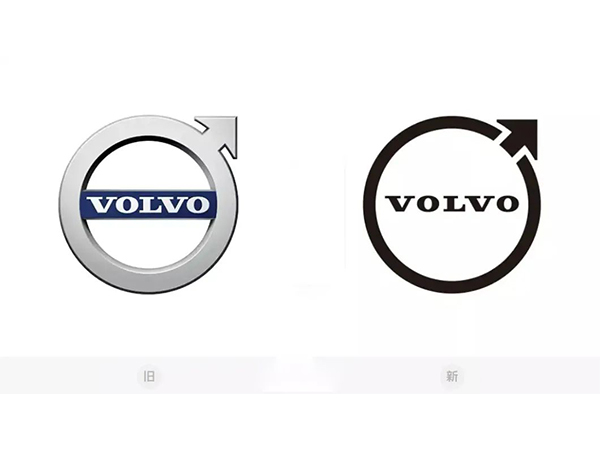 沃尔沃汽车品牌LOGO设计再升级